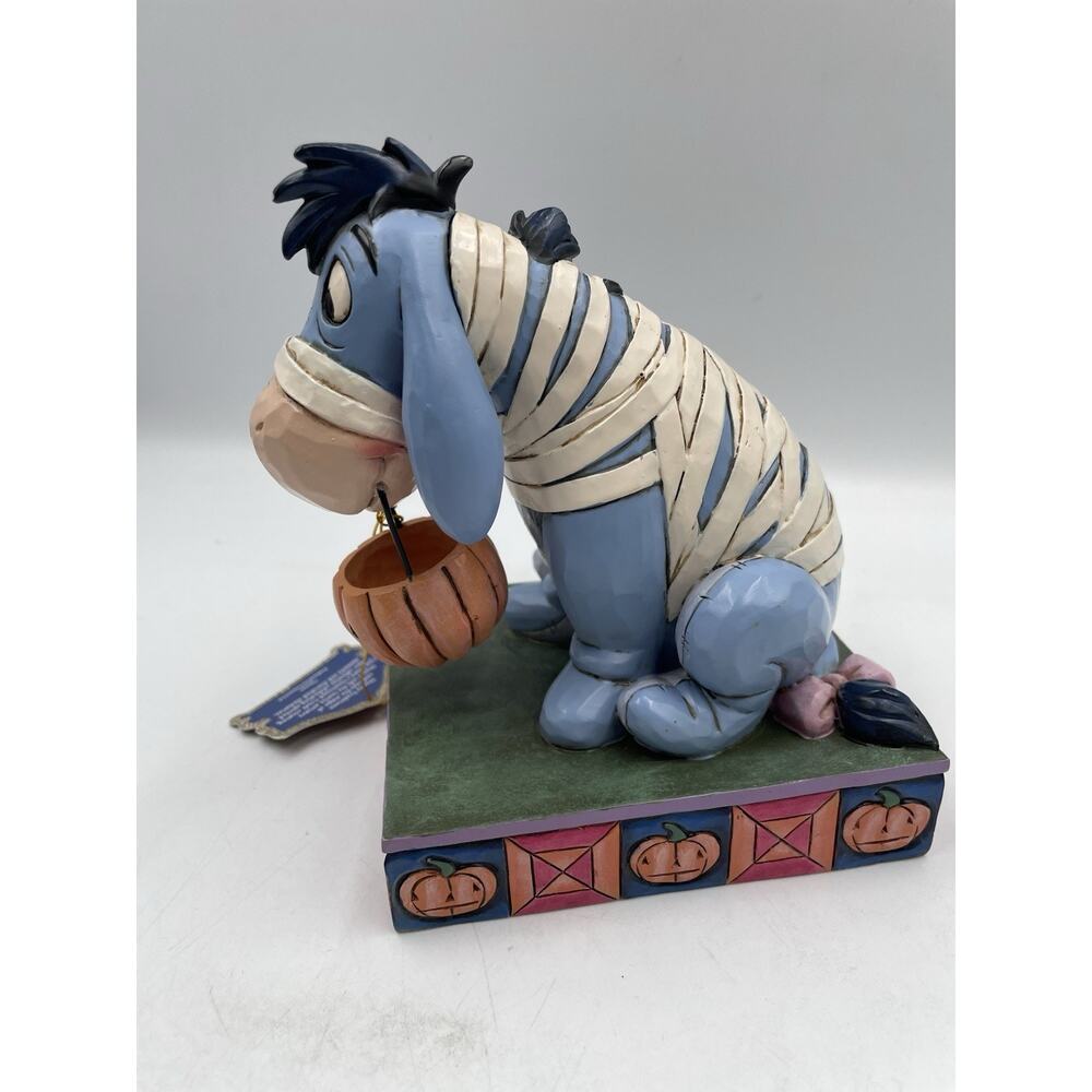 Enesco Disney Traditions Jim Shore Eeyore Mummy Costume Pumpkin Figurine NEW - Picture 5 of 8